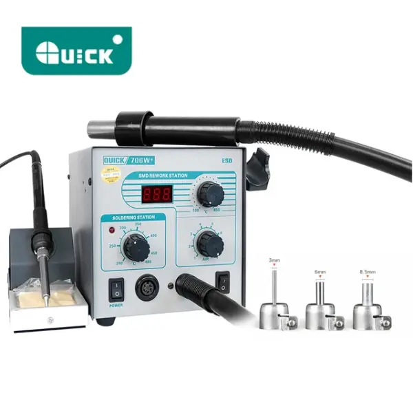 Quick 706W+ Sıcak Hava & Lehim İstasyonu