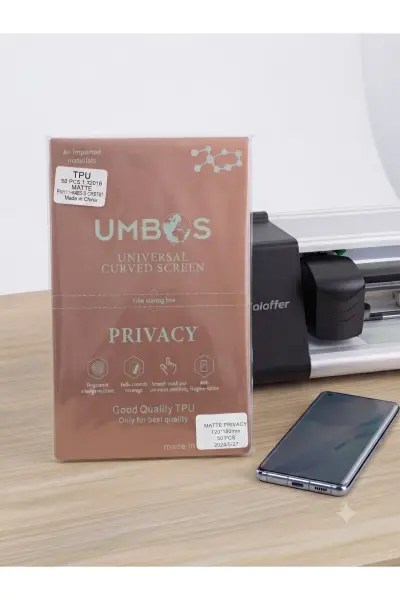 UMBOS Nano Makinesi Jelatini Ekran Koruyucu Privacy