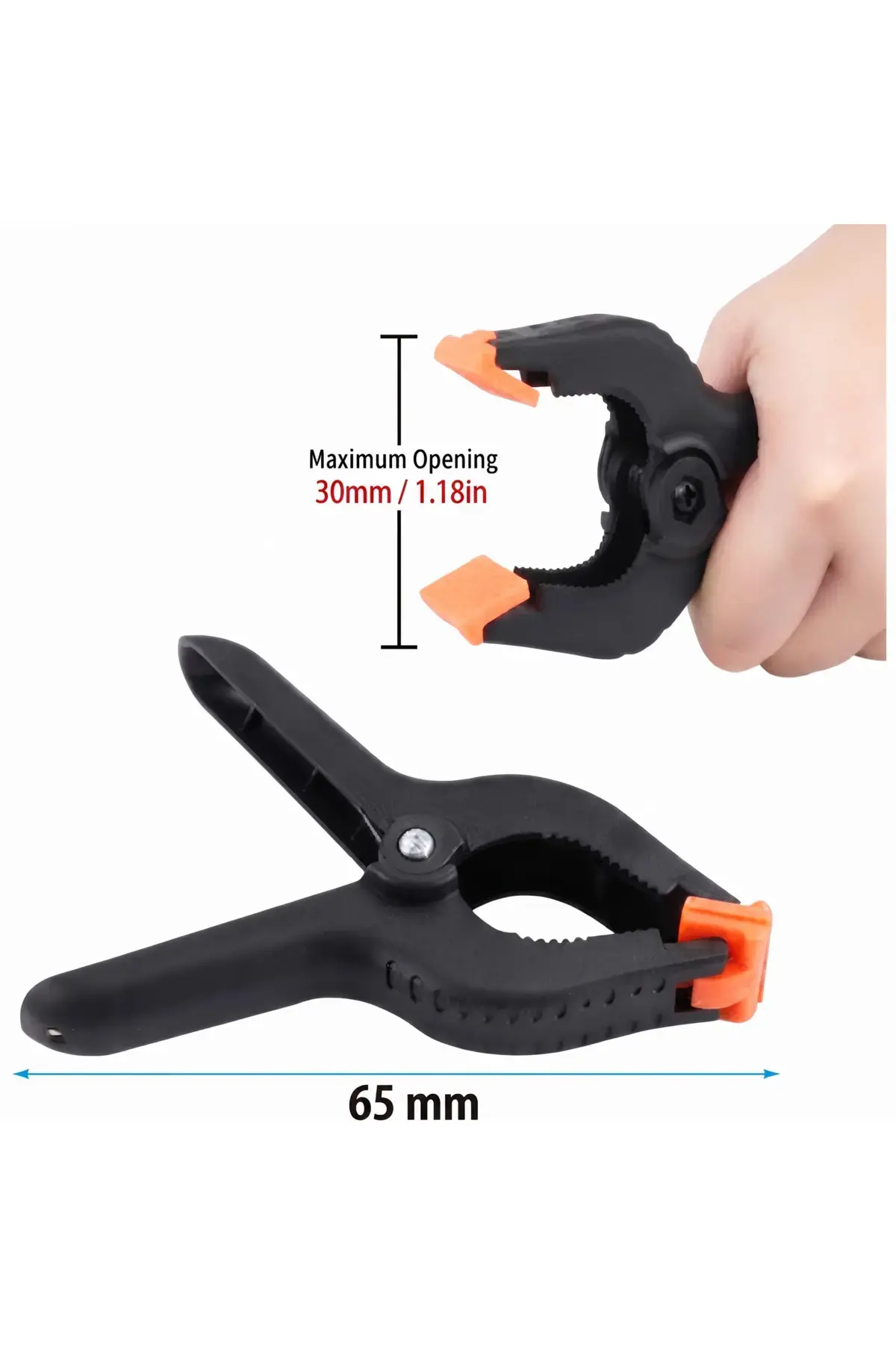 5 Adet Yaylı İşkence Klips Seti 30mm