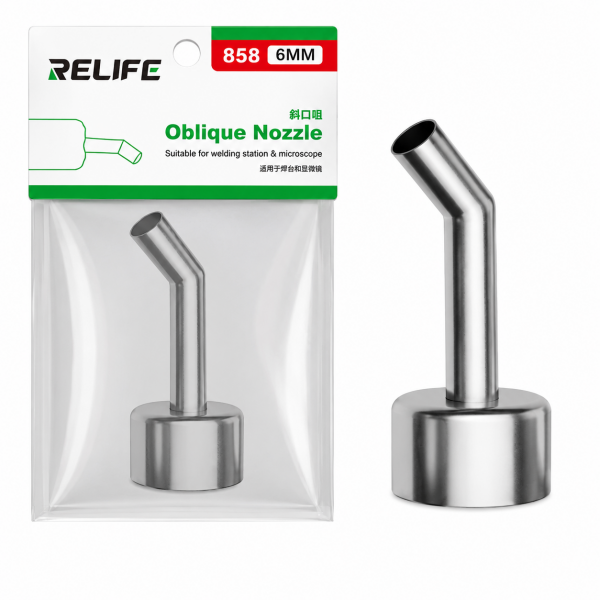 Relife 858 6 mm Eğik Sıcak Hava Nozulu