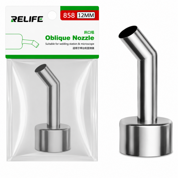 Relife 858 12 mm Eğik Sıcak Hava Nozulu